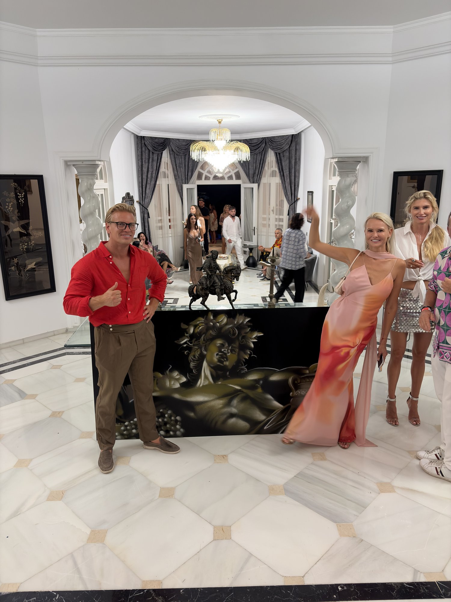 Bacchus durante el evento de Marbella Executive Drive en Palacio Suites Marbella