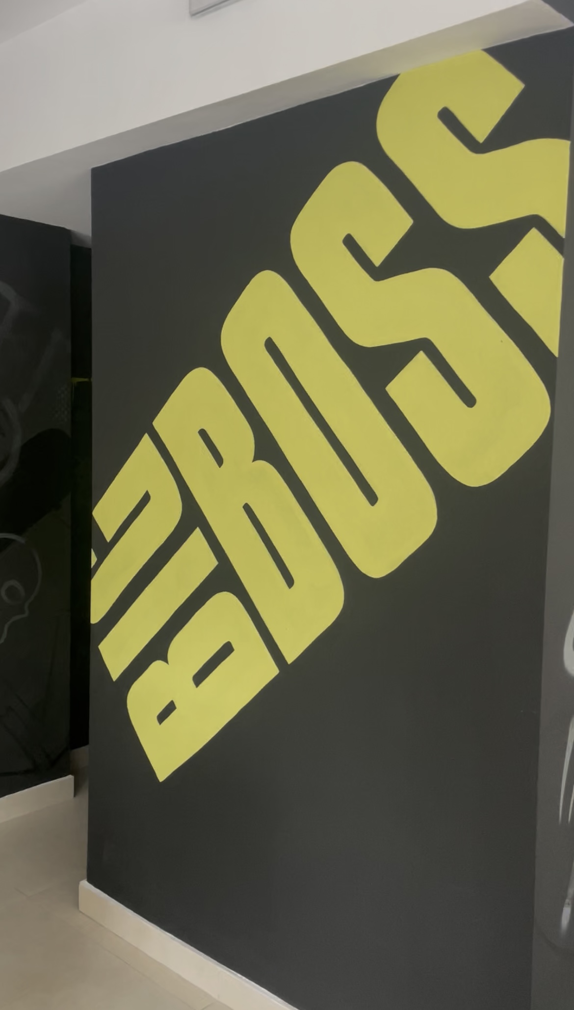 Decoración artística de Big Boss Burger