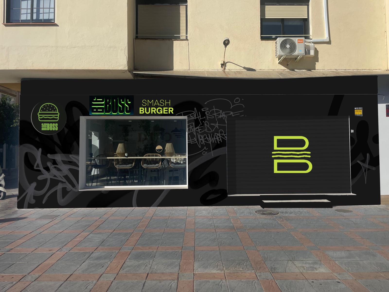 Propuesta visual para los murales de Big Boss Burger